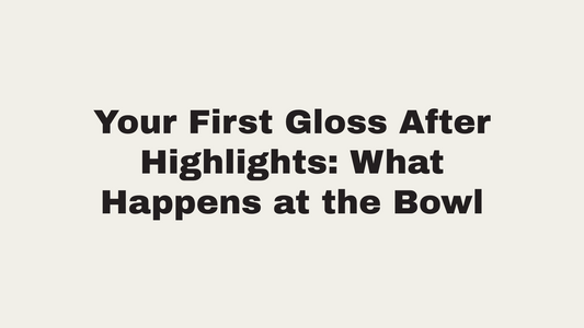 Your First Gloss After Highlights: What Happens at the Bowl at Lavish Hair Lounge, Westport MA