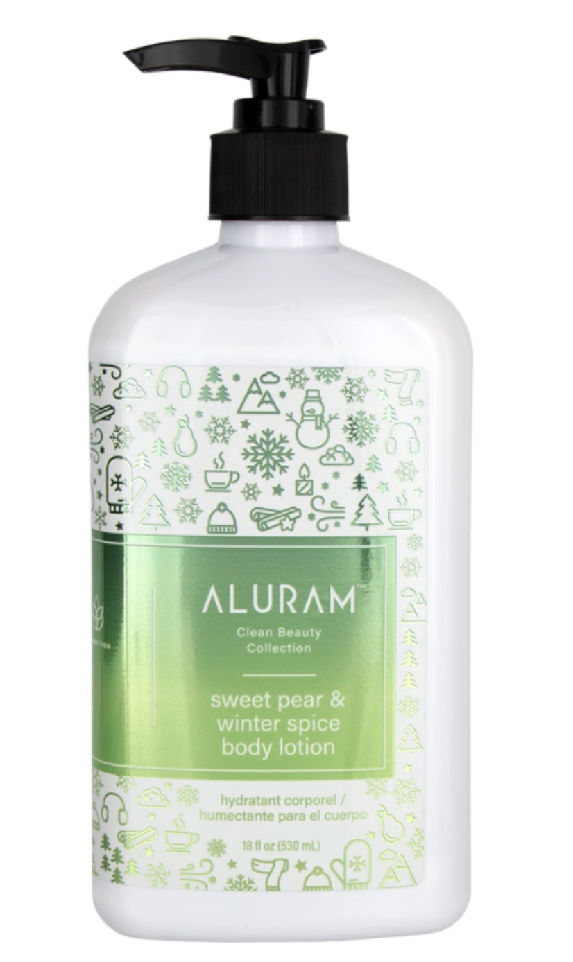 Aluram Sweet Pear & Winter Spice Body Lotion 2oz